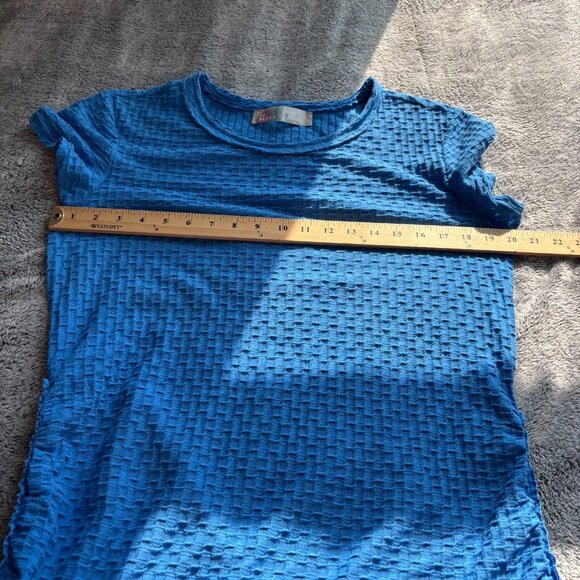 FP Beach Womens Tunic Medium Blue Swim Cover Up Beach Rusch Boho Coastal 18348 - Picture 4 of 8